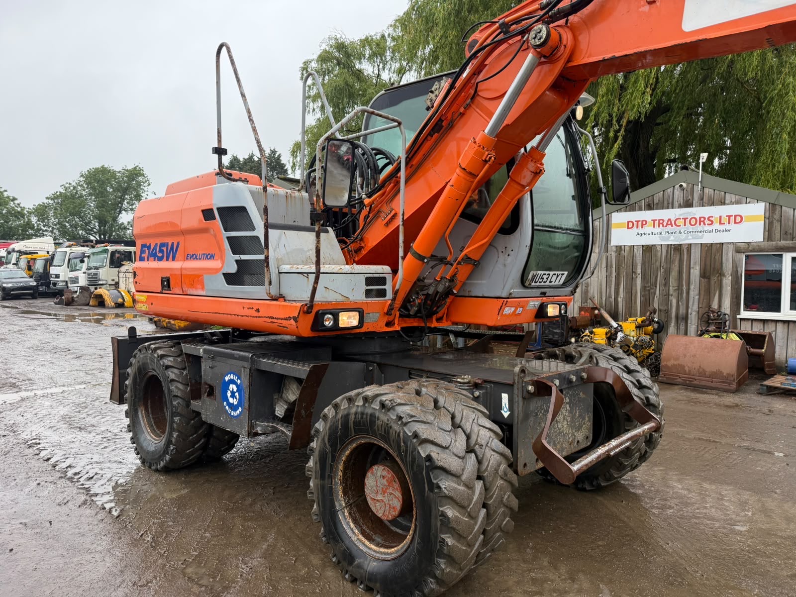 FIAT KOBELCO E145W RUBBER DUCK EXCAVATOR - Image 6