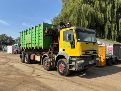 IVECO EUROCARGO MP 340 8 WHEELER HOOK LOADER LORRY