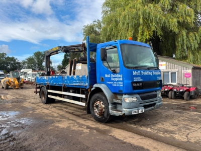 DAF LF 55.220 BRICK GRAB CRANE LORRY