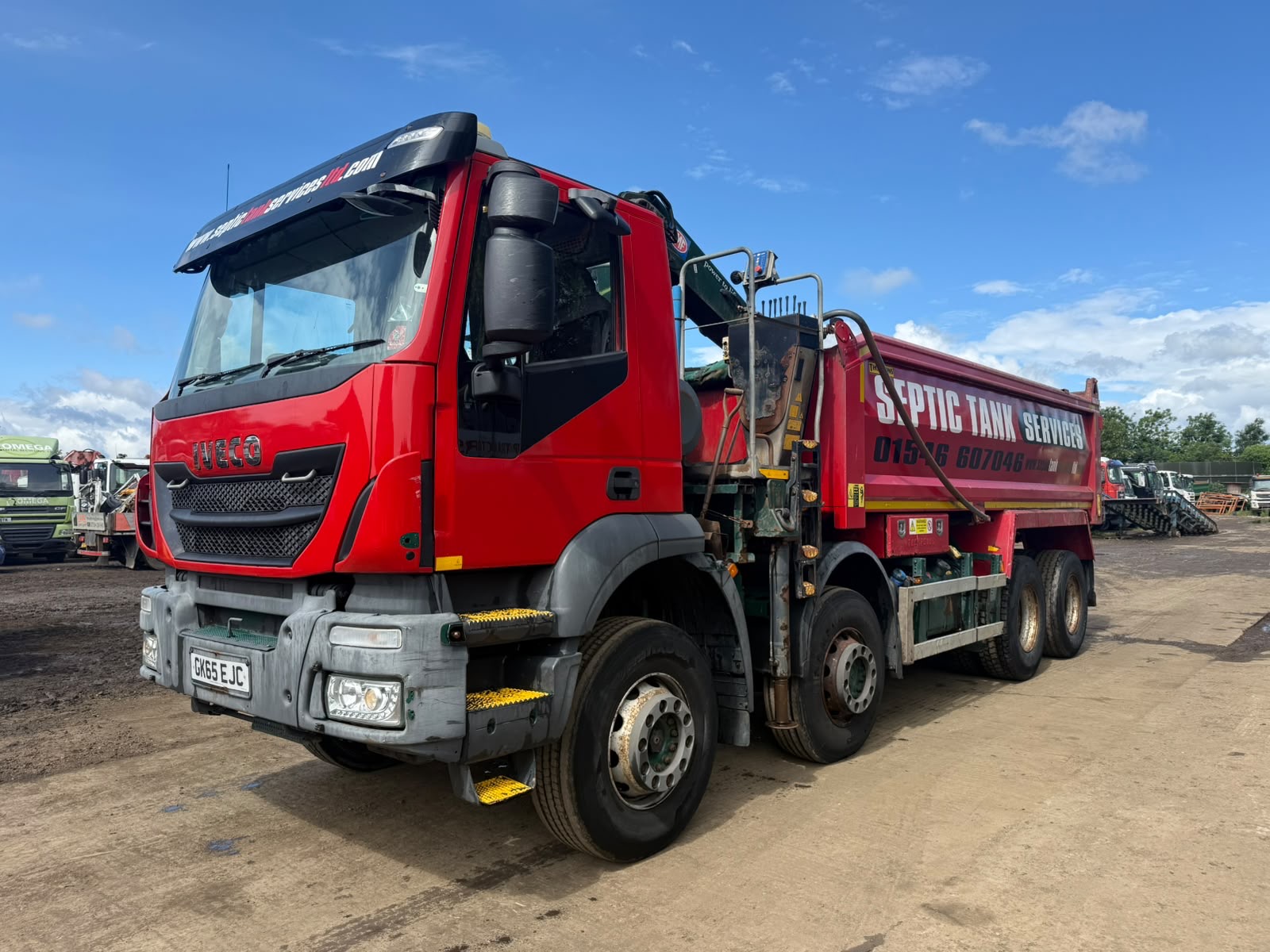 IVECO 340 8 WHEEL TIPPER GRAB LORRY - Image 3