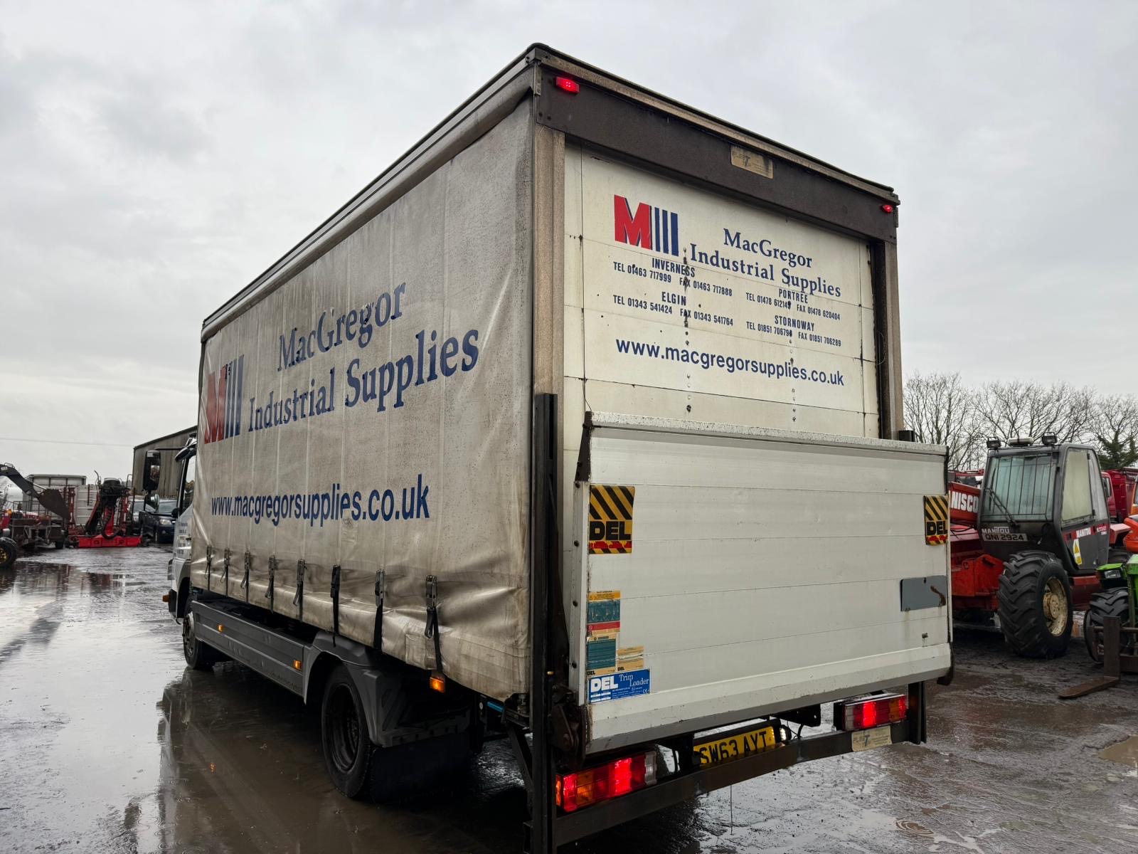 MERCEDES ATEGO 818 CURTAIN SIDER LORRY - Image 9