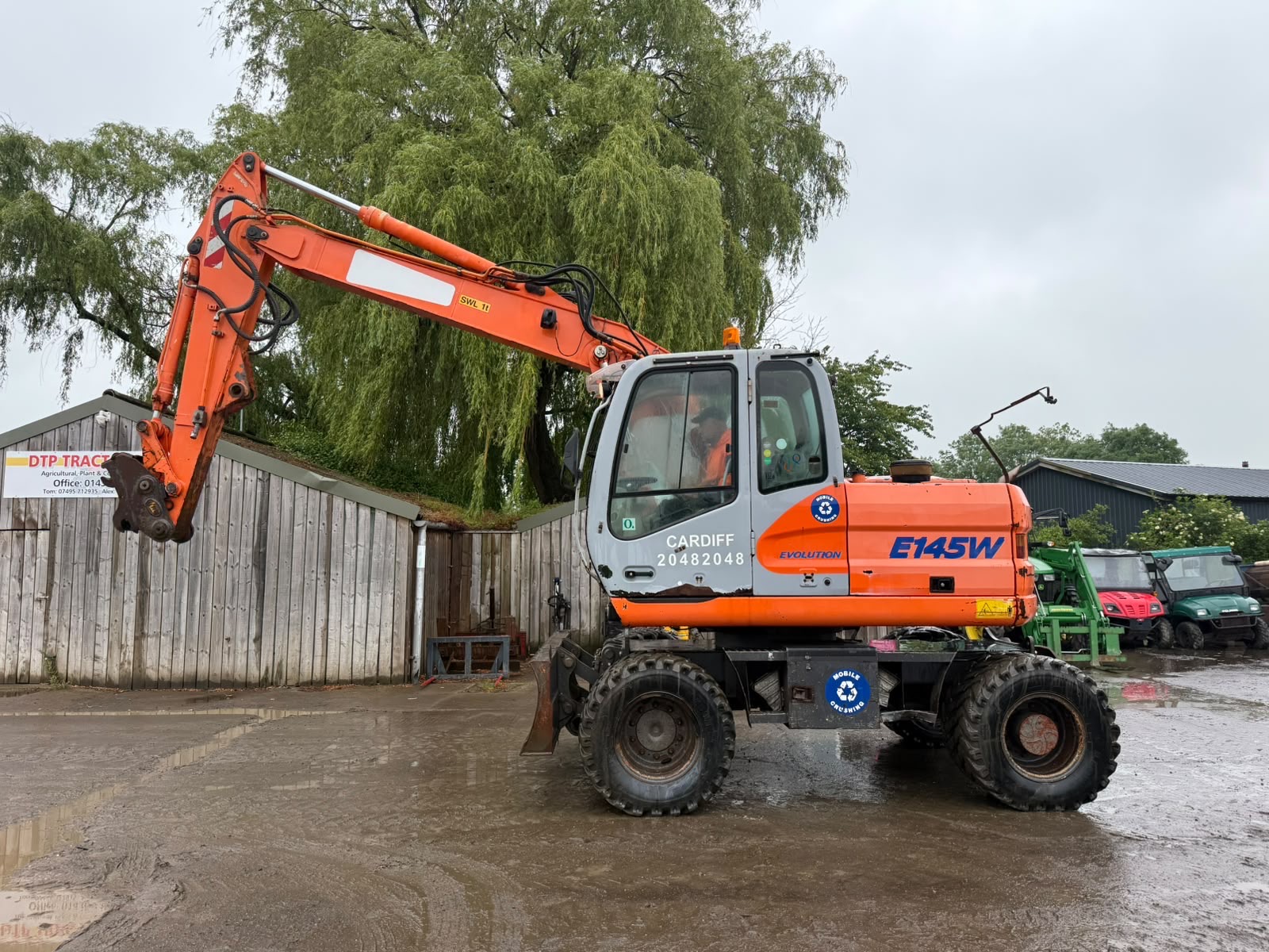 FIAT KOBELCO E145W RUBBER DUCK EXCAVATOR - Image 3