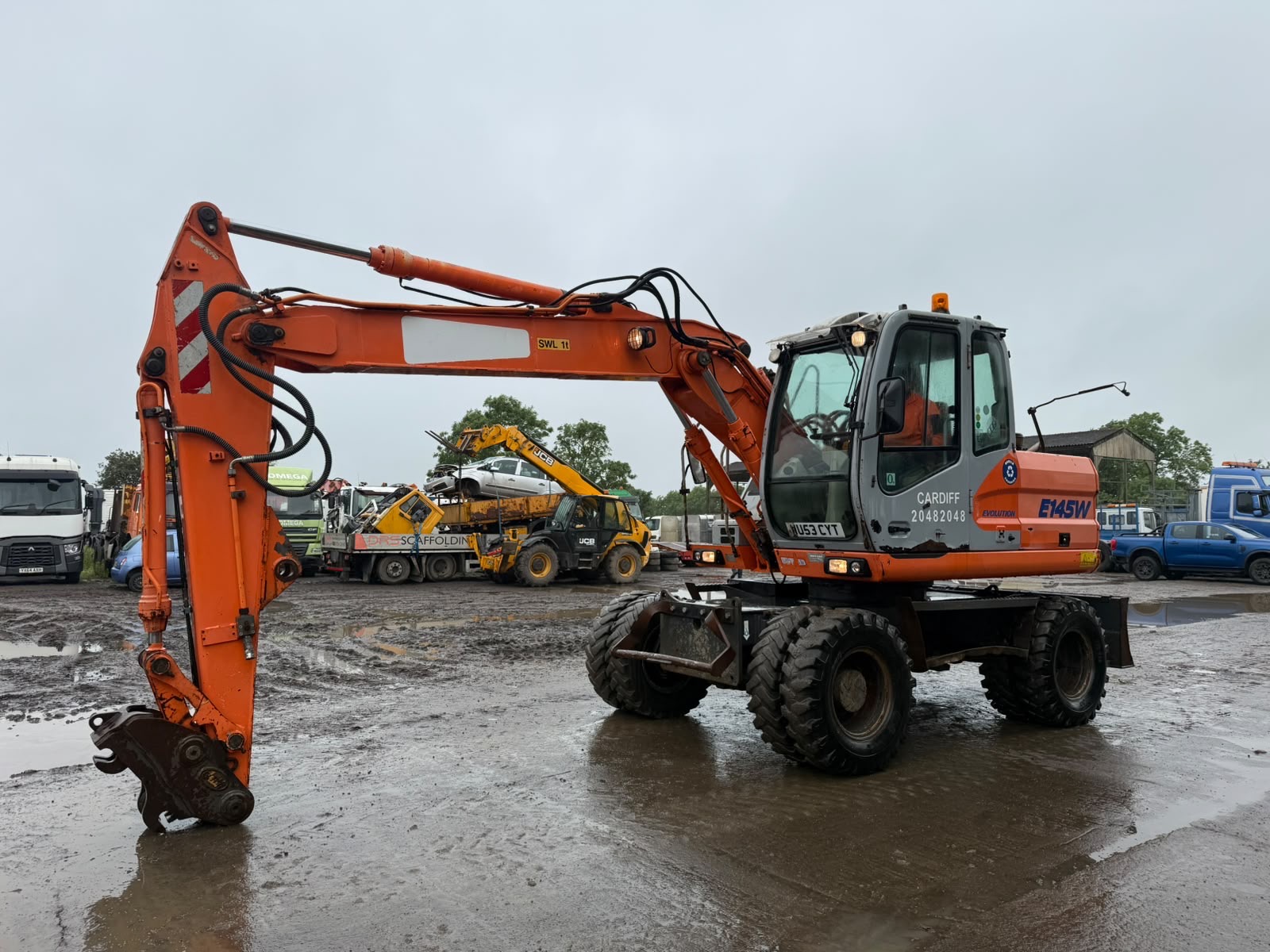 FIAT KOBELCO E145W RUBBER DUCK EXCAVATOR - Image 5