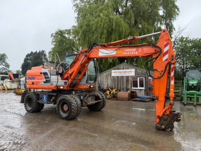 FIAT KOBELCO E145W RUBBER DUCK EXCAVATOR