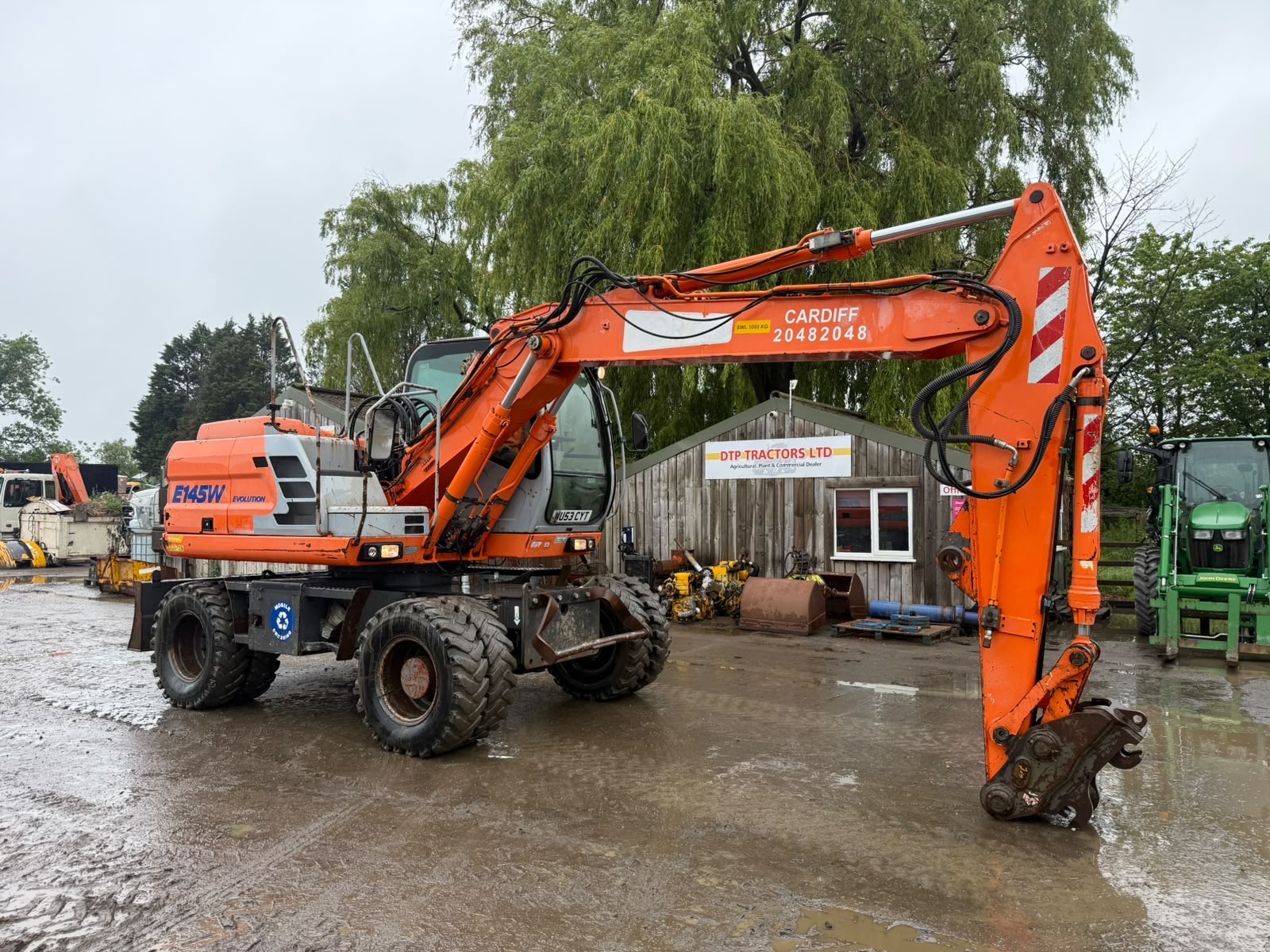 FIAT KOBELCO E145W RUBBER DUCK EXCAVATOR