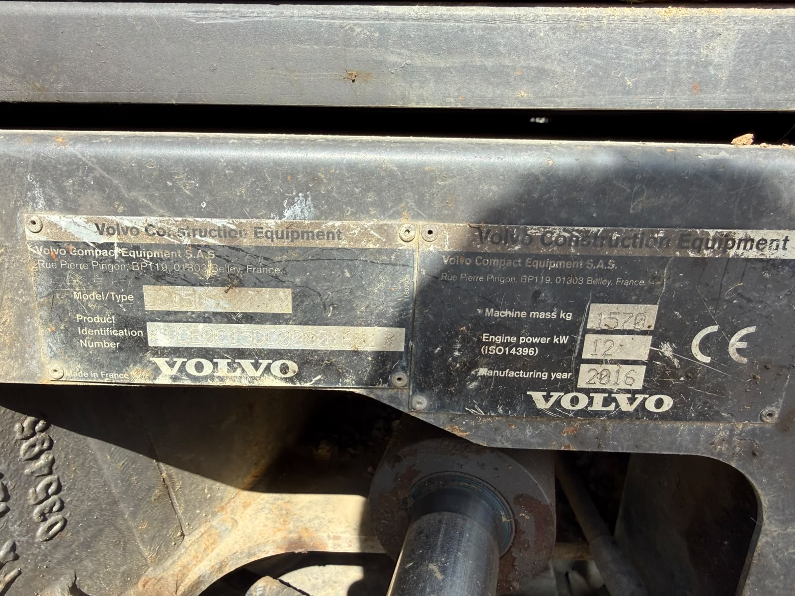 VOLVO EC15D MINI DIGGER EXCAVATOR - Image 7