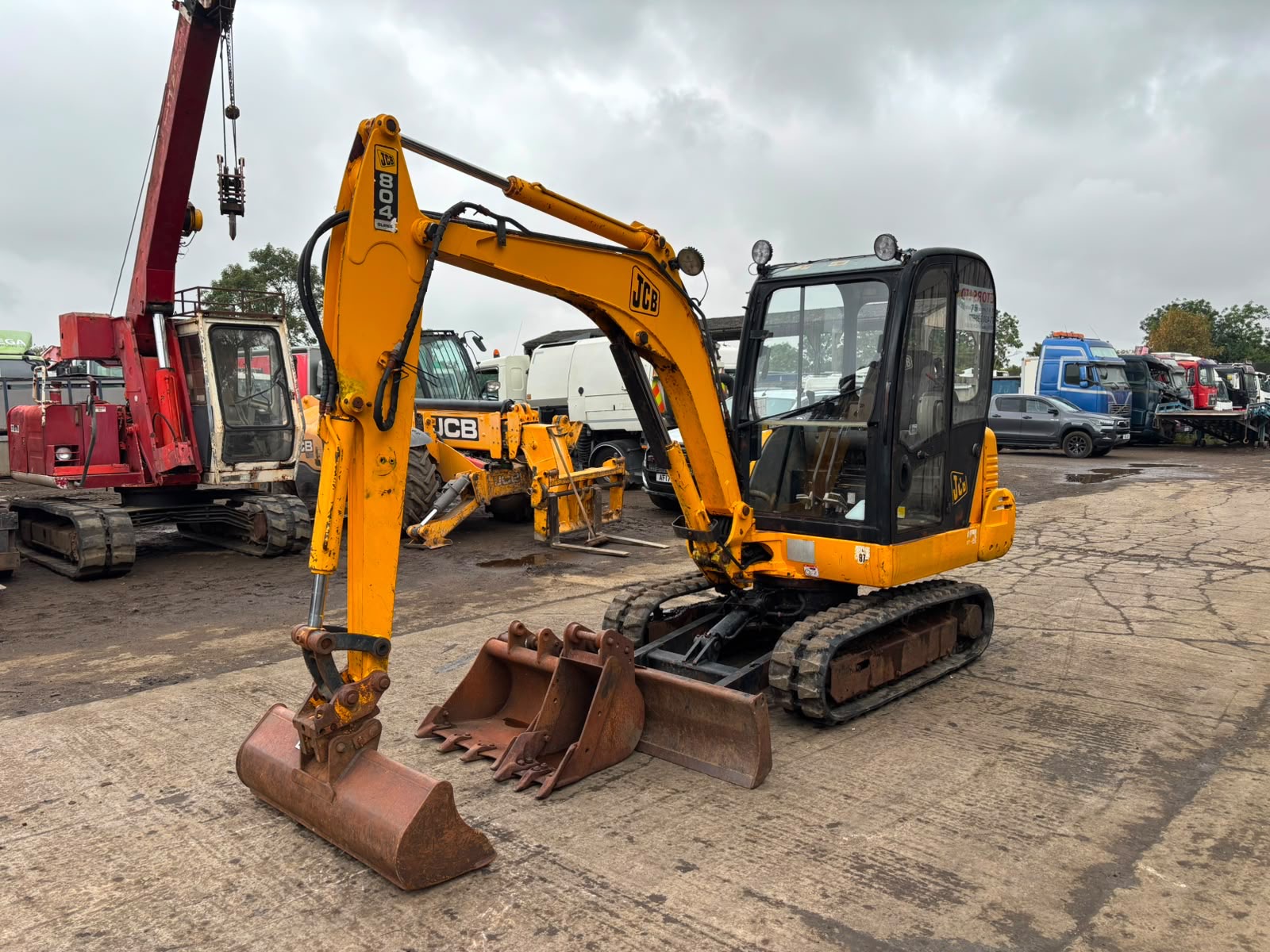 JCB 804 MINI DIGGER EXCAVATOR YEAR 2004 - Image 7