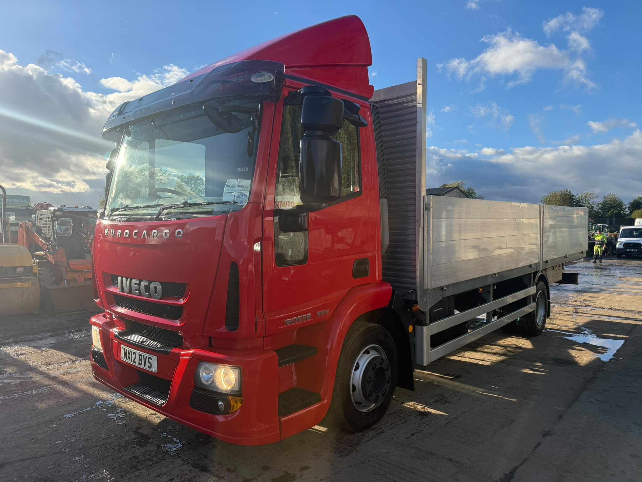 IVECO EUROCARGO 120E22 FLATBED LORRY - Image 2