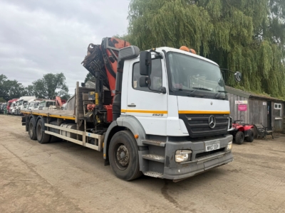 MERCEDES AXOR 2629 FLATBED LORRY