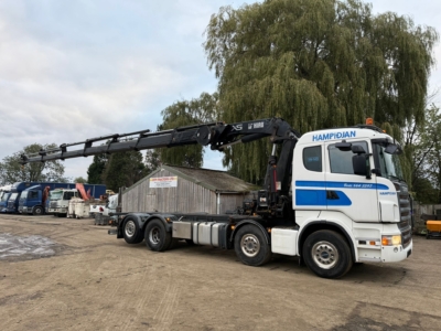 SCANIA R560 V8 HIAB CRANE LORRY